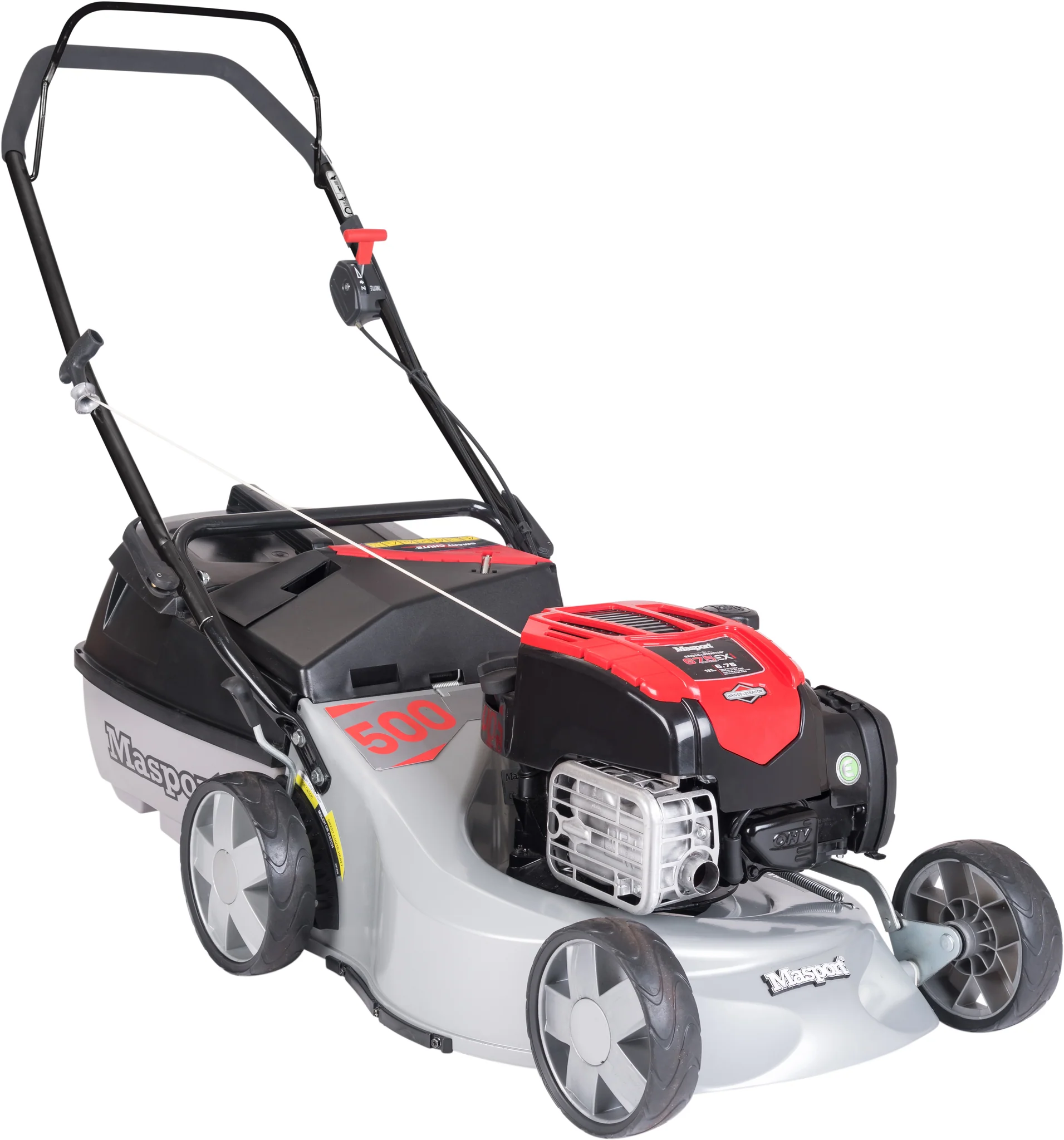 Masport 500 AL 18" Petrol Lawnmower - Briggs & Stratton 163cc Engine, Alloy Deck & Anti-Vibration Handle